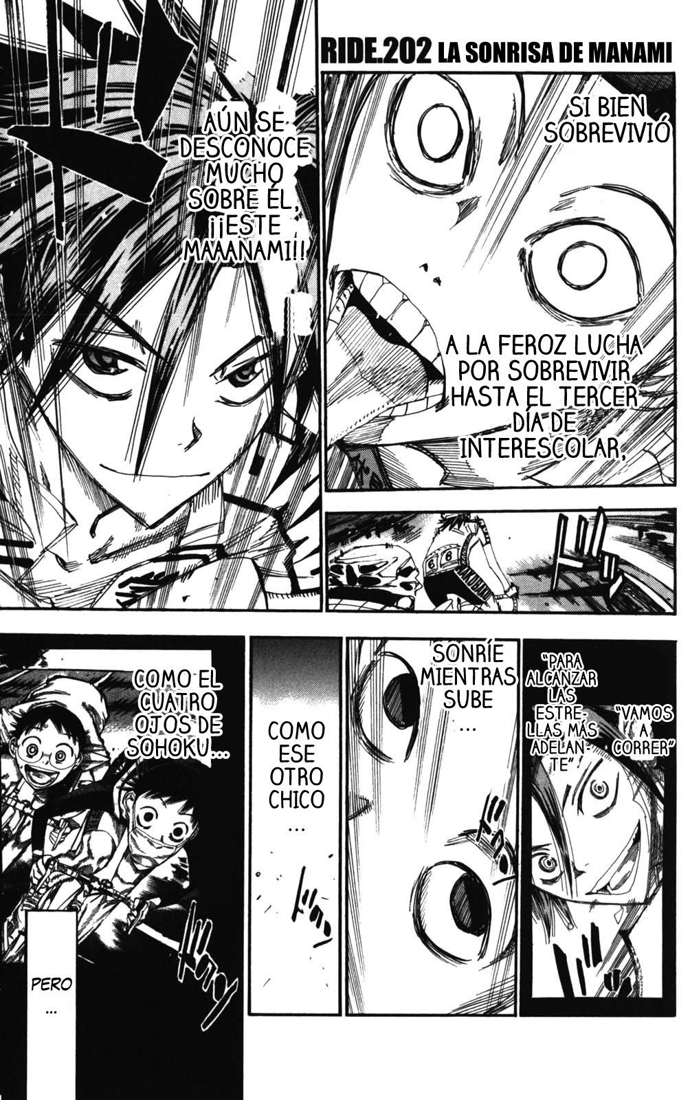 Yowamushi Pedal Capitulo 202: La sonrisa de Manami página 2