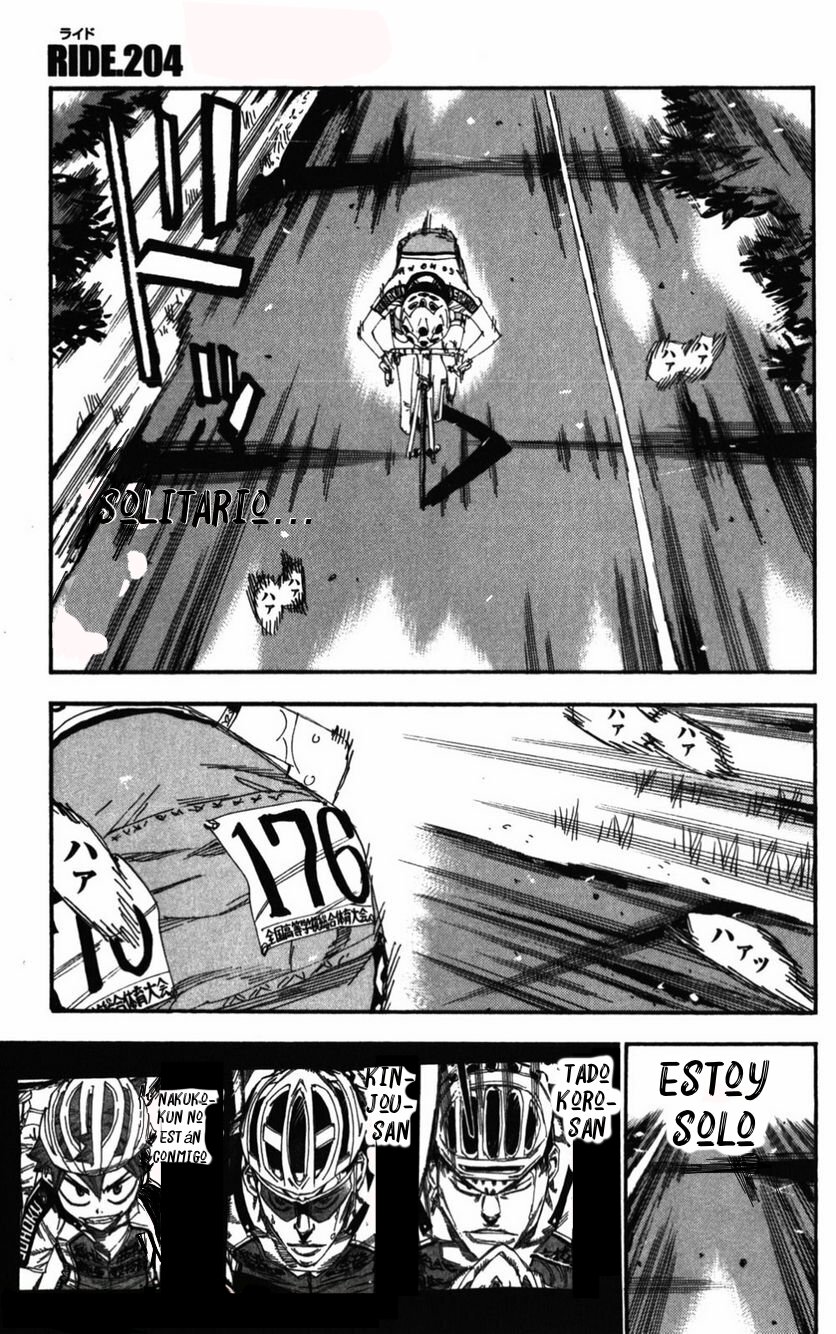 Yowamushi Pedal Capitulo 204 página 2