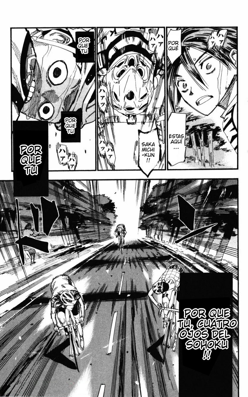 Yowamushi Pedal Capitulo 205: El cuatro ojos del sohoku página 3