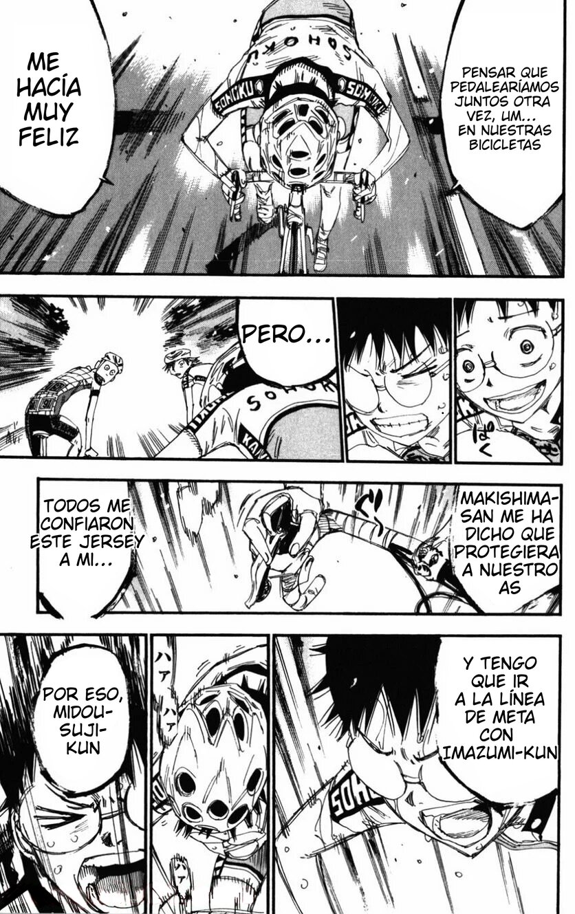 Yowamushi Pedal Capitulo 205: El cuatro ojos del sohoku página 8