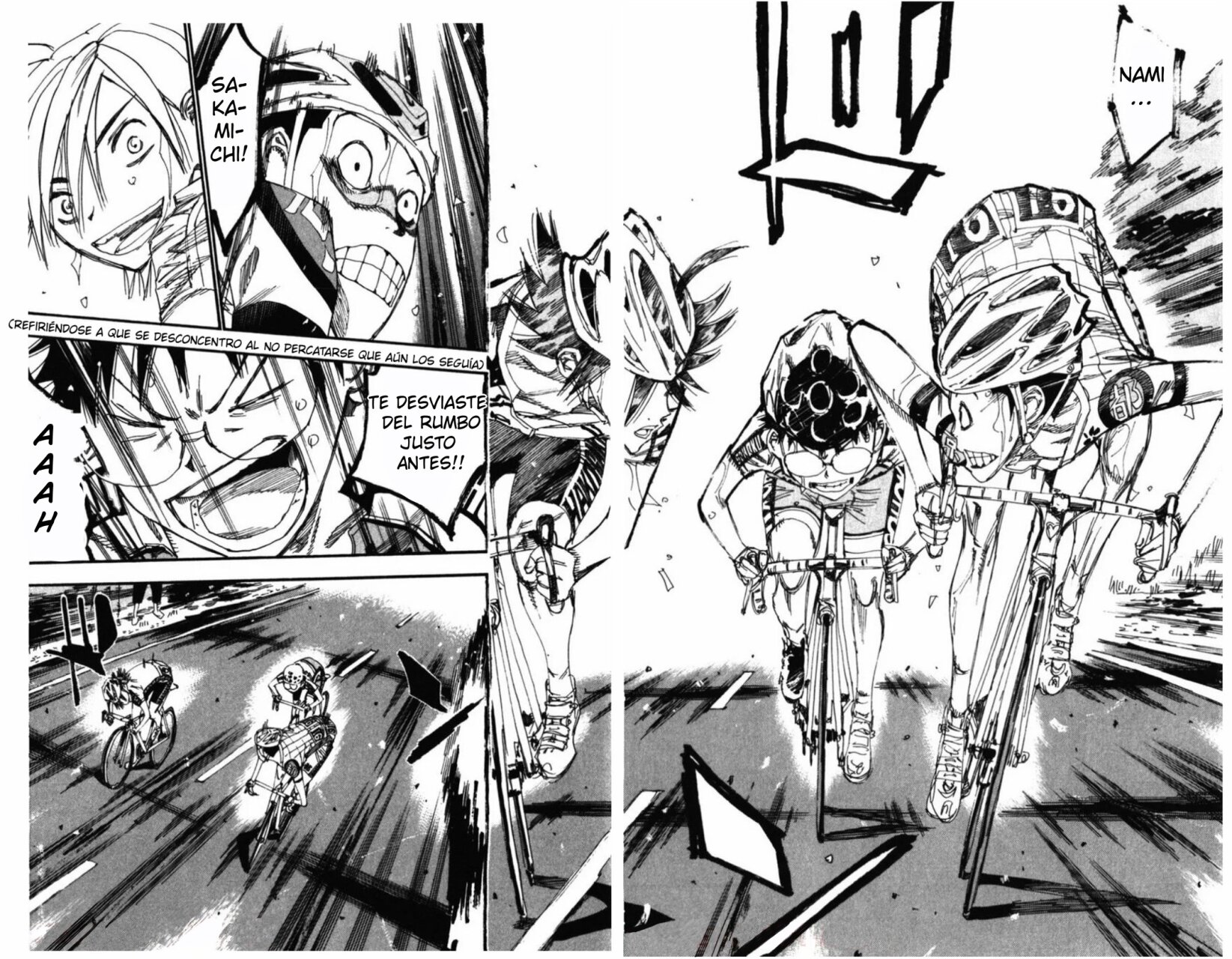 Yowamushi Pedal Capitulo 206: Sakamichi, fuera de la línea página 26