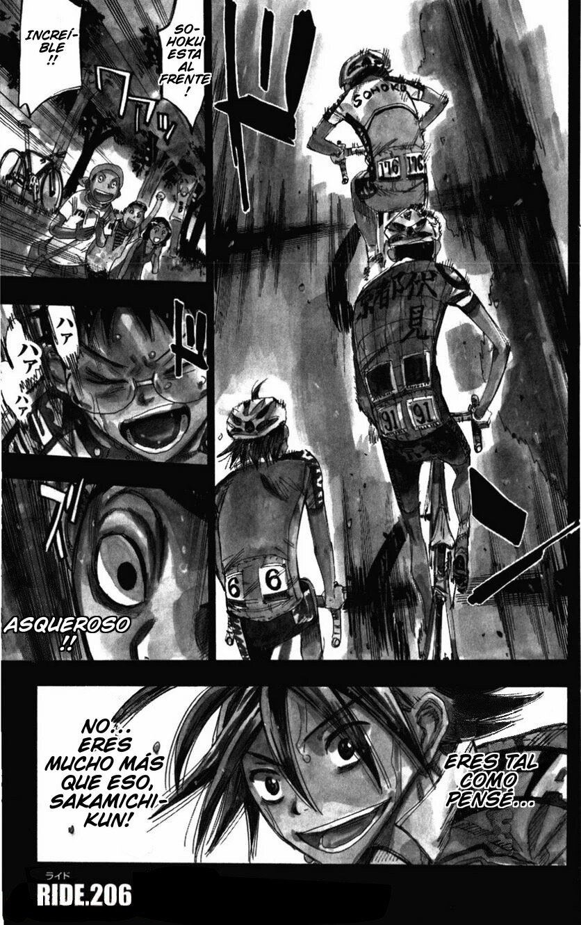 Yowamushi Pedal Capitulo 206: Sakamichi, fuera de la línea página 4