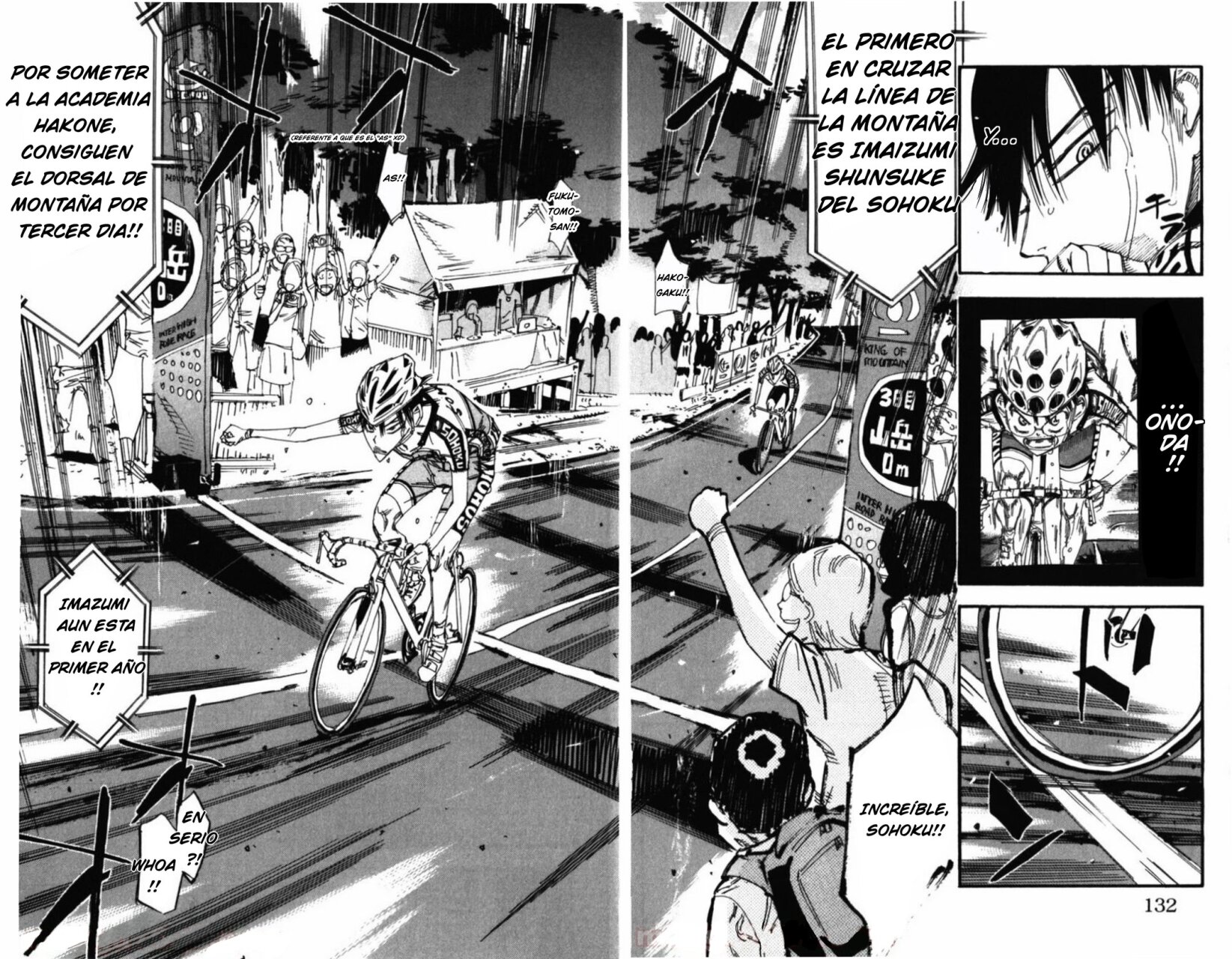Yowamushi Pedal Capitulo 206: Sakamichi, fuera de la línea página 7
