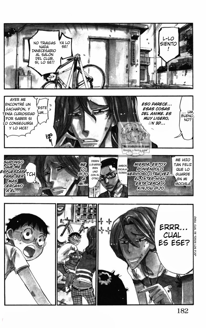 Yowamushi Pedal Capitulo 207.5: Extra página 3