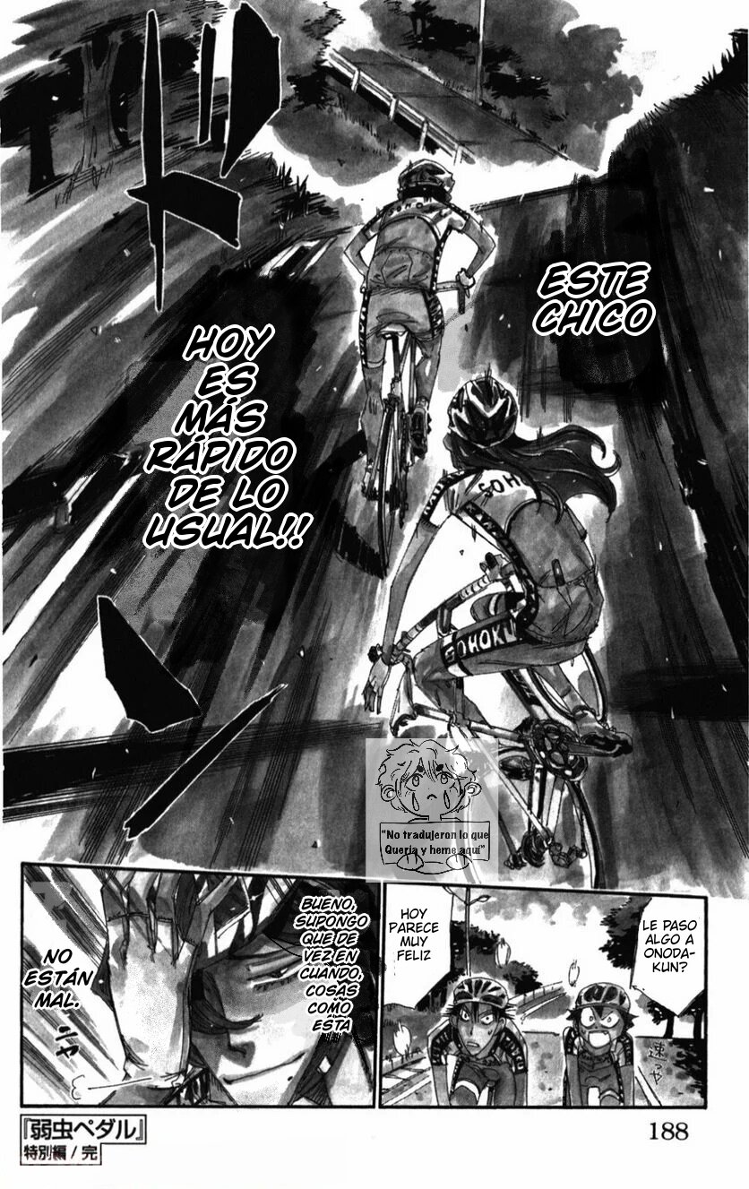 Yowamushi Pedal Capitulo 207.5: Extra página 9