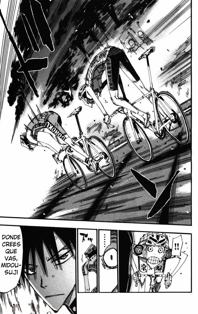 Yowamushi Pedal Capitulo 208: El rol de sakamichi página 13