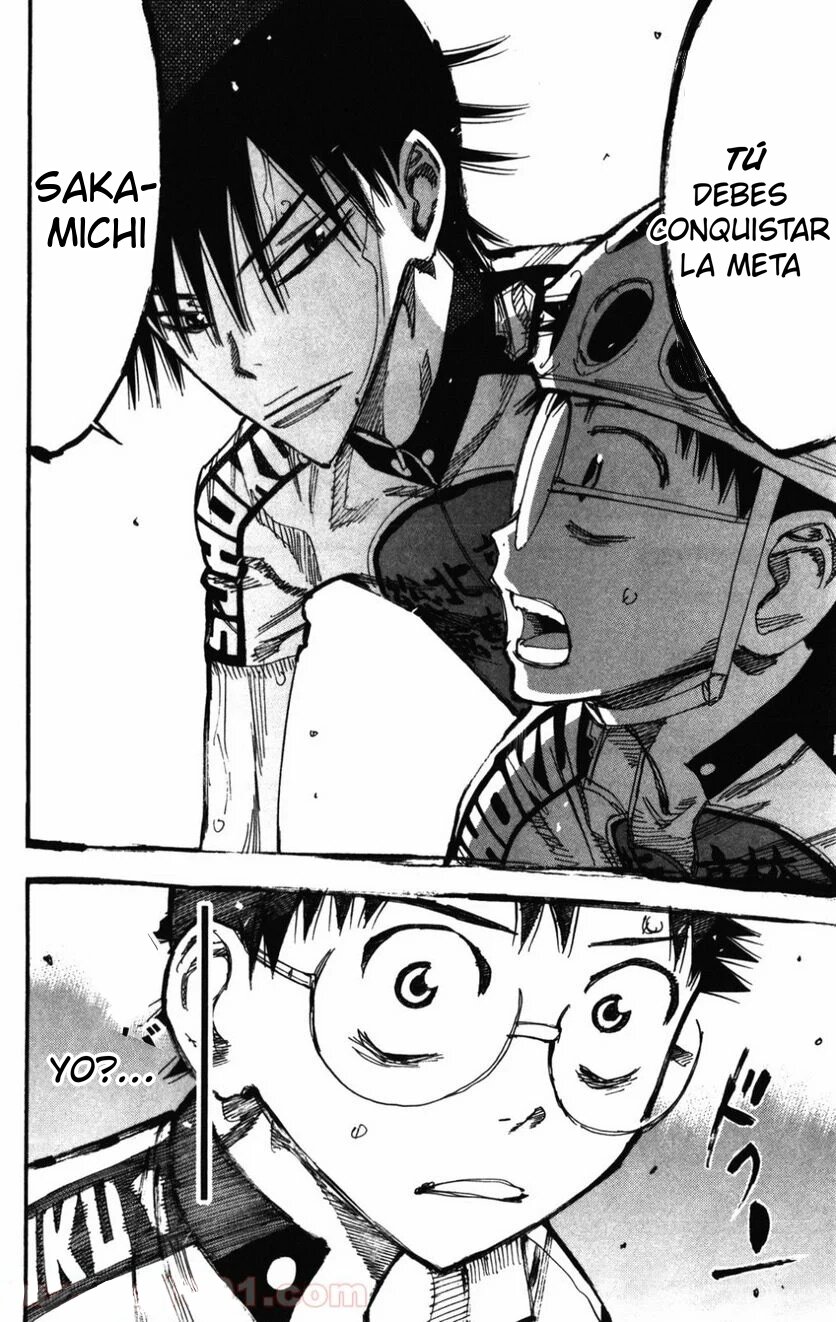 Yowamushi Pedal Capitulo 208: El rol de sakamichi página 18