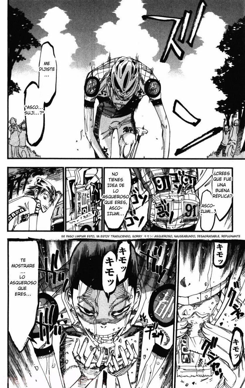 Yowamushi Pedal Capitulo 208: El rol de sakamichi página 20