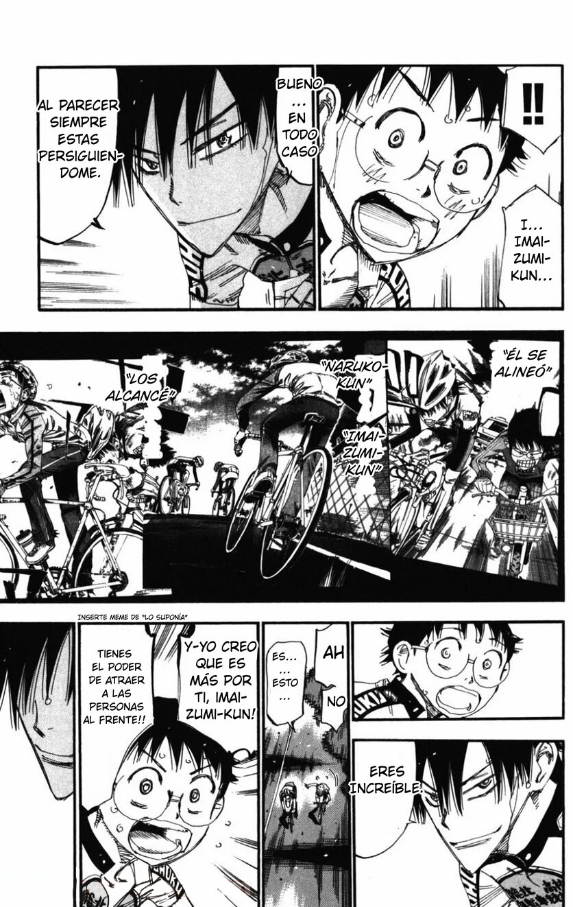 Yowamushi Pedal Capitulo 208: El rol de sakamichi página 8