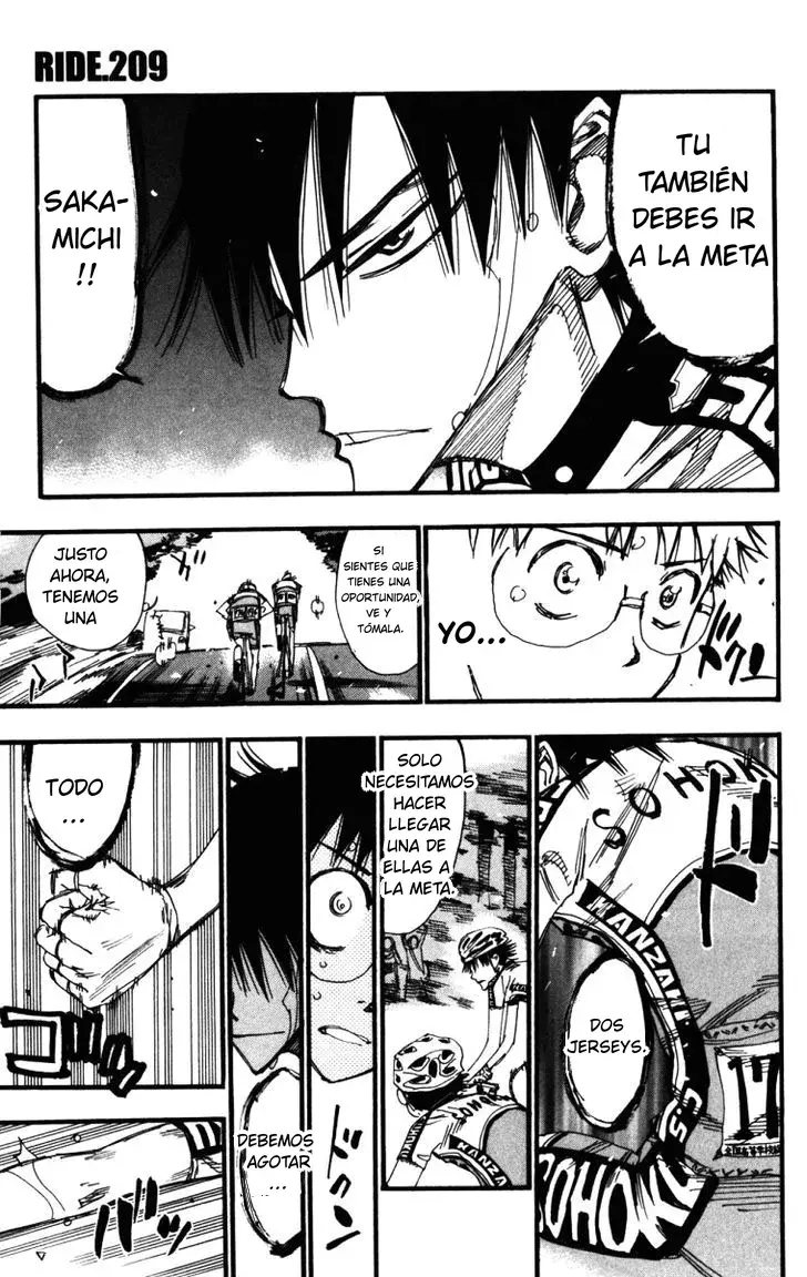 Yowamushi Pedal Capitulo 209: Erosión página 3