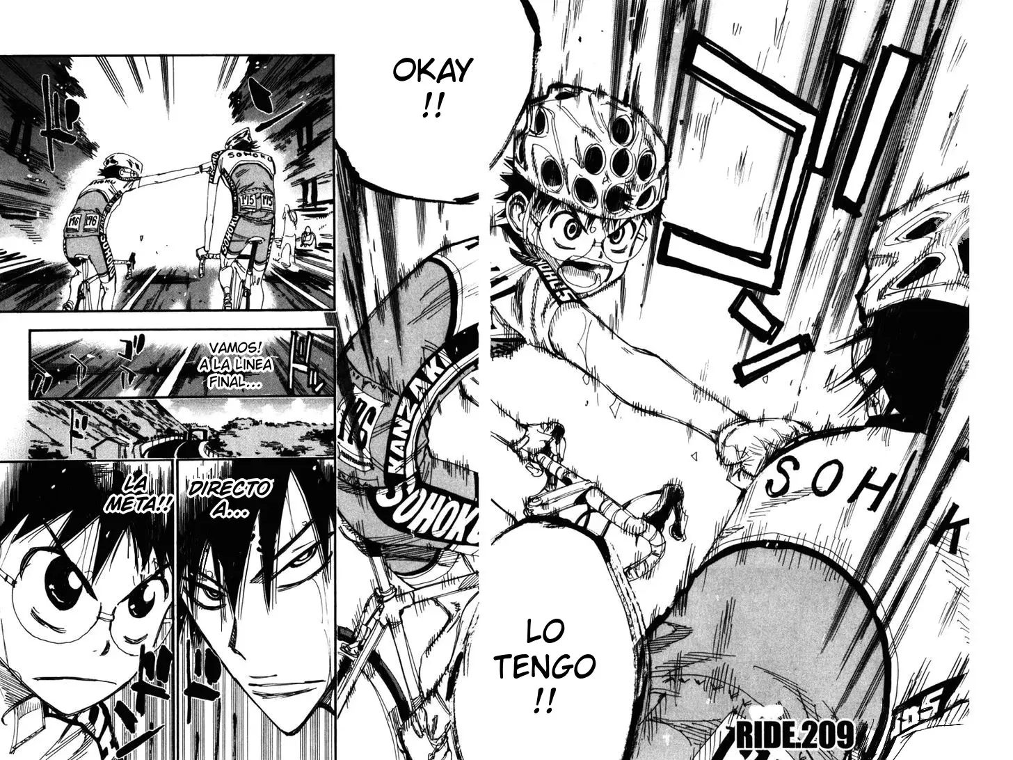 Yowamushi Pedal Capitulo 209: Erosión página 6