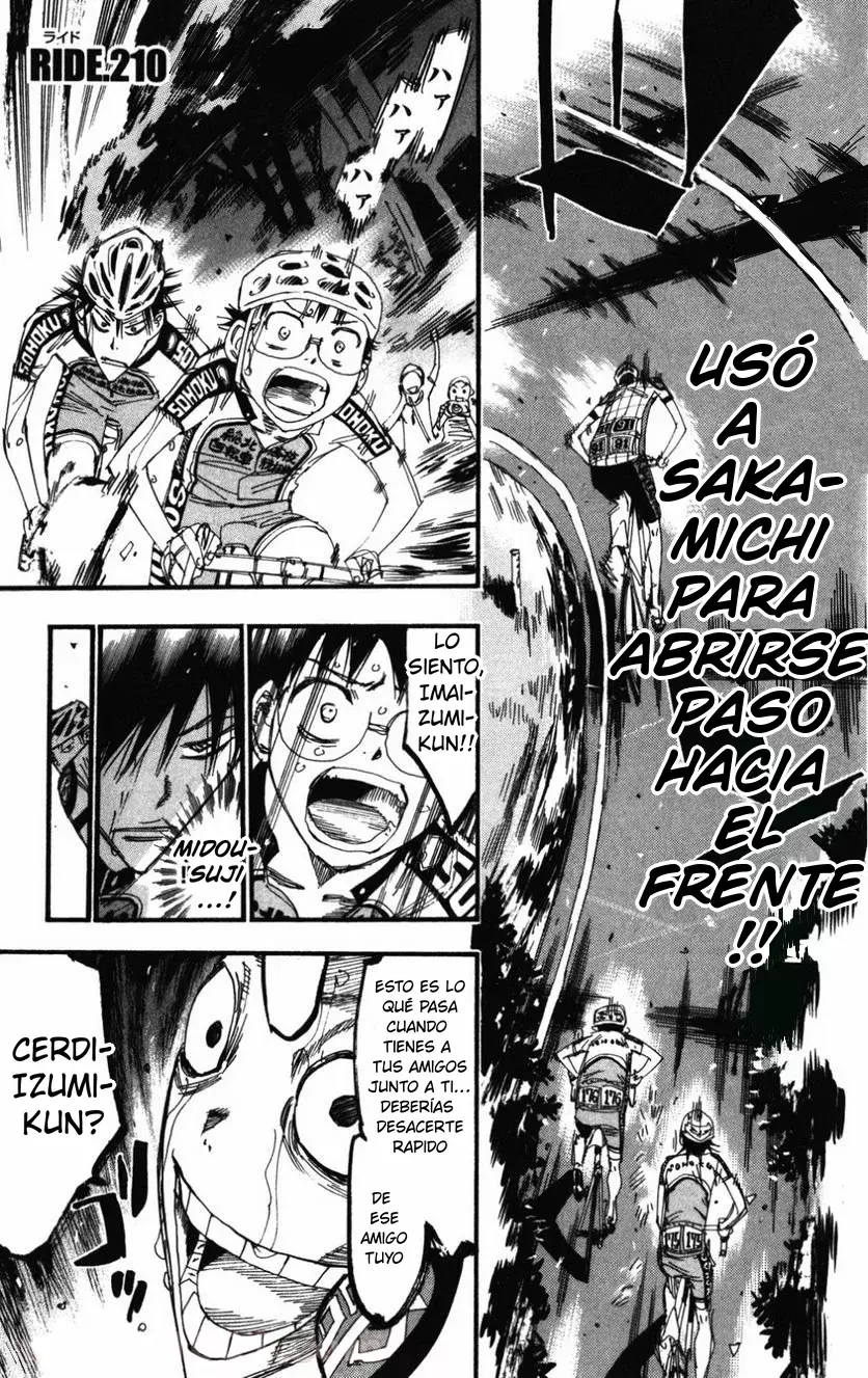 Yowamushi Pedal Capitulo 210: El vínculo de ambos página 3