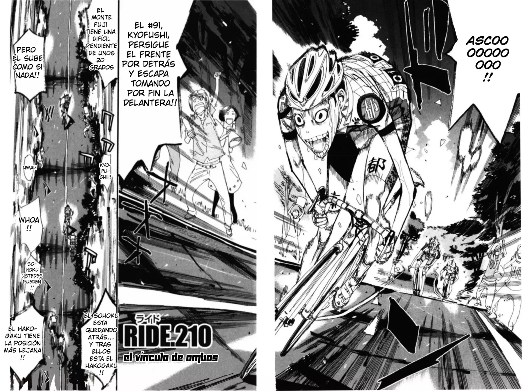 Yowamushi Pedal Capitulo 210: El vínculo de ambos página 4