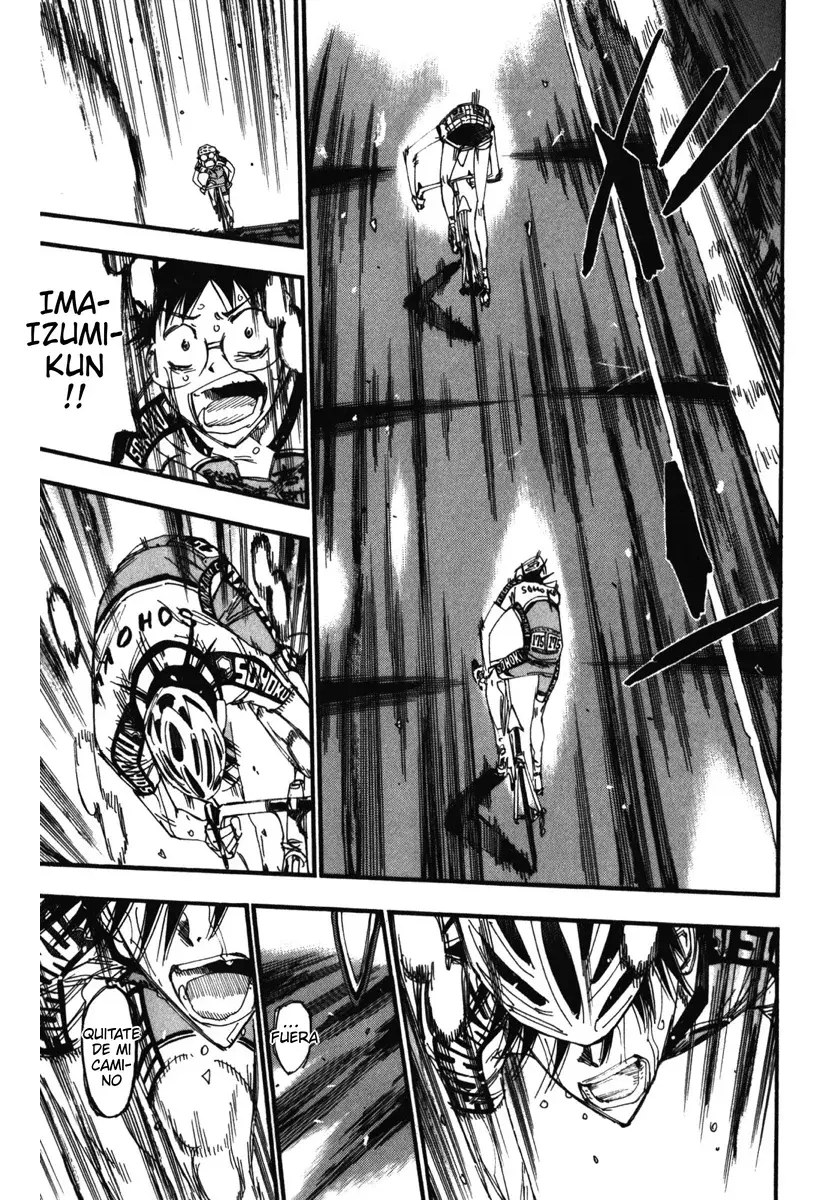 Yowamushi Pedal Capitulo 211: Imaizumi vs Midousuji página 14