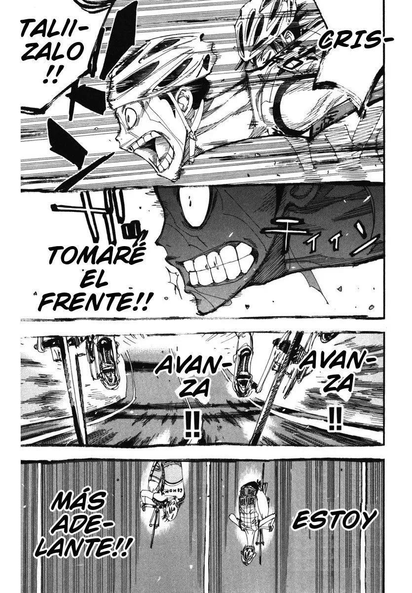 Yowamushi Pedal Capitulo 214: Sprint a toda velocidad página 15