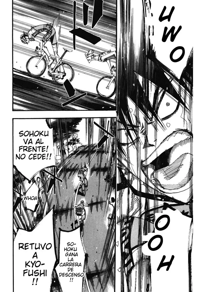 Yowamushi Pedal Capitulo 214: Sprint a toda velocidad página 18