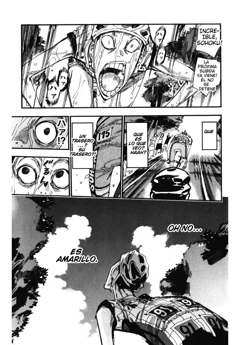 Yowamushi Pedal Capitulo 214: Sprint a toda velocidad página 19