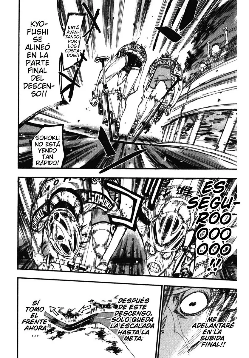 Yowamushi Pedal Capitulo 214: Sprint a toda velocidad página 7