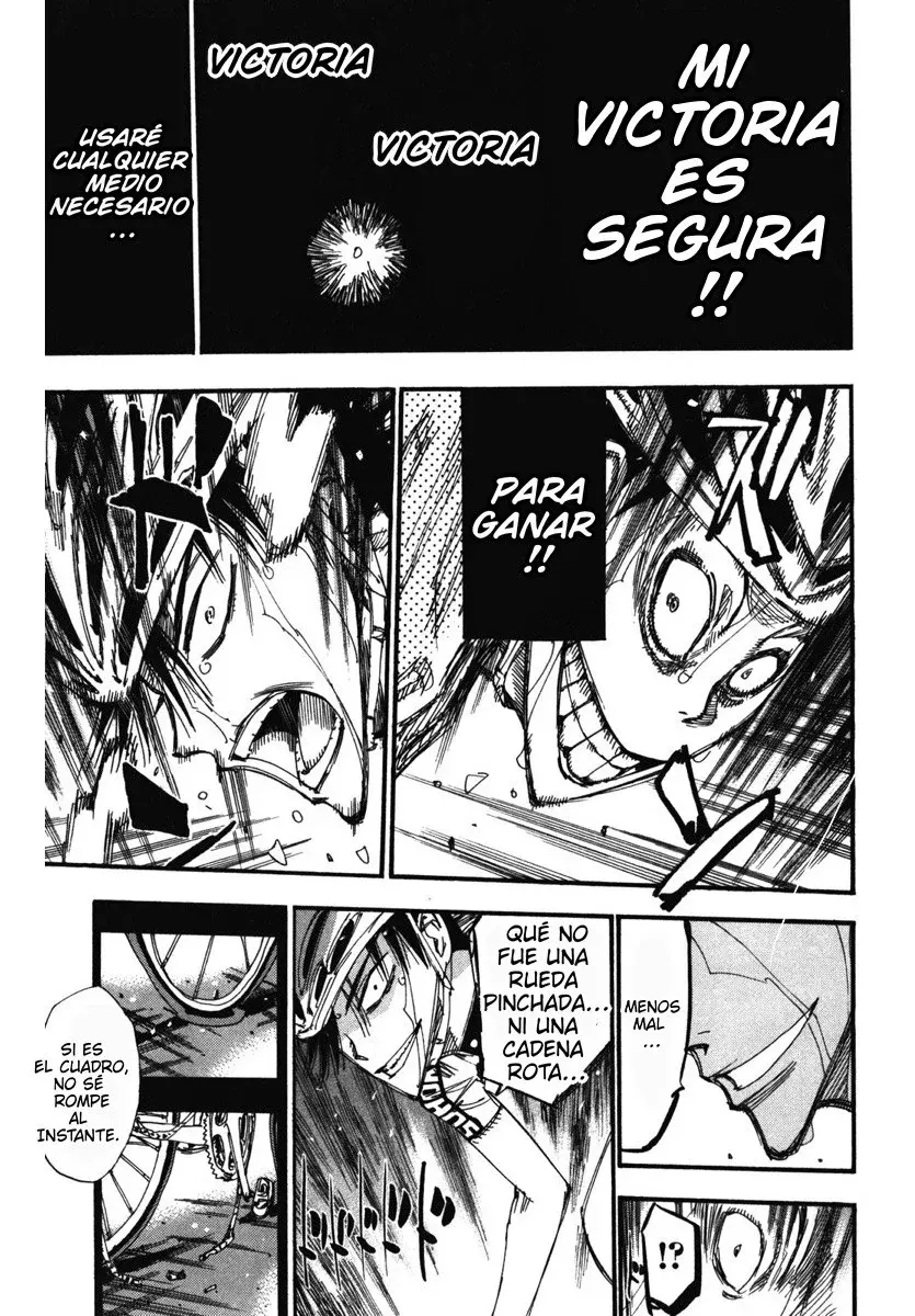 Yowamushi Pedal Capitulo 214: Sprint a toda velocidad página 8