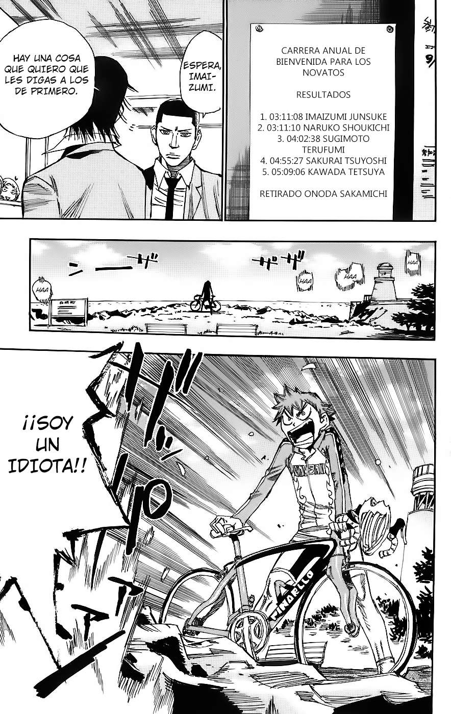 Yowamushi Pedal Capitulo 34: Resultados página 19