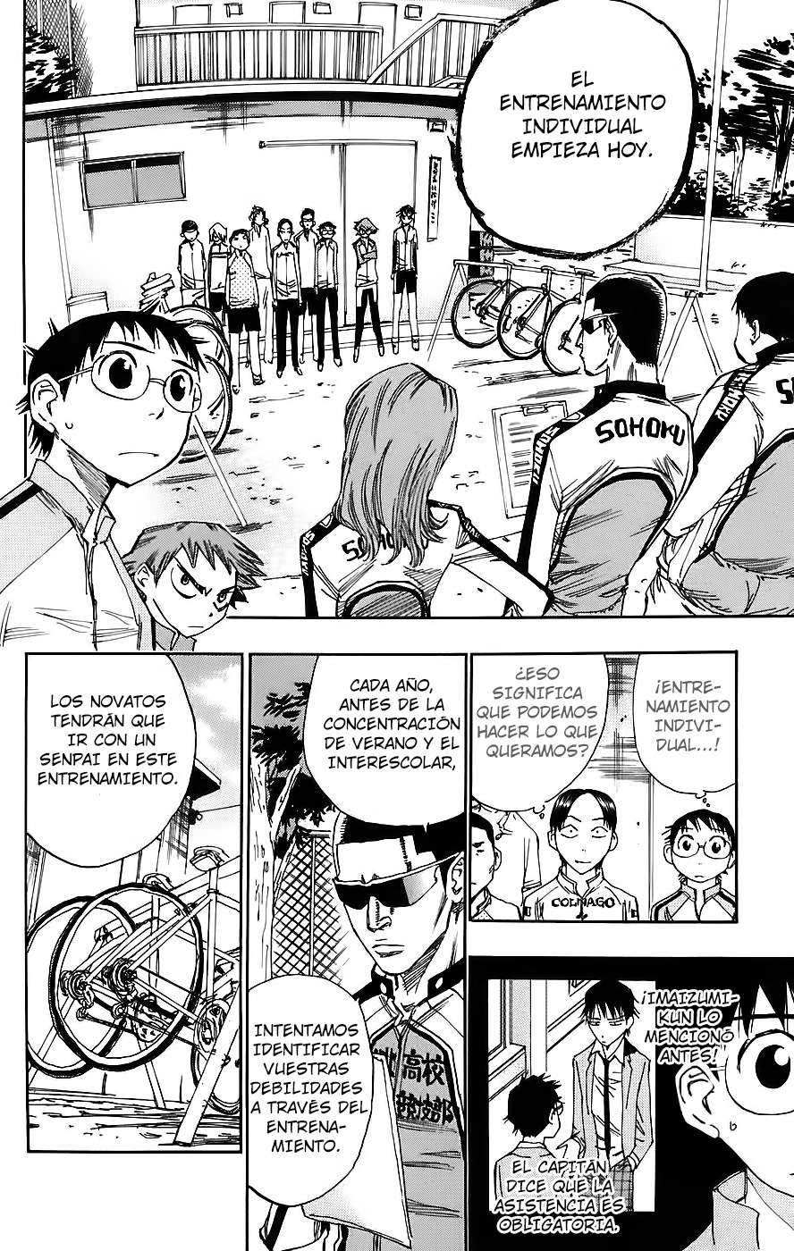 Yowamushi Pedal Capitulo 35: ¡Empieza el entrenamiento! página 18