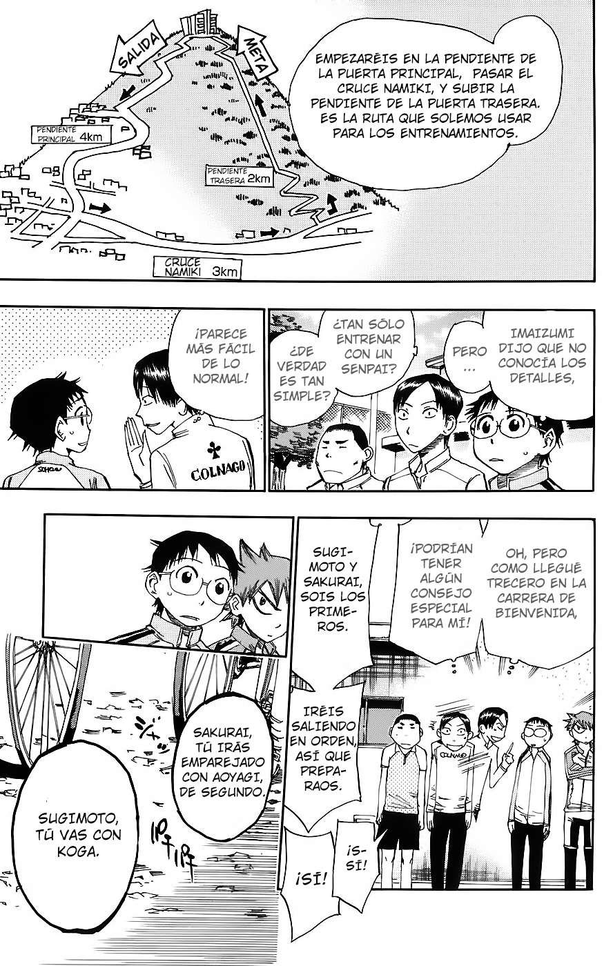 Yowamushi Pedal Capitulo 35: ¡Empieza el entrenamiento! página 19