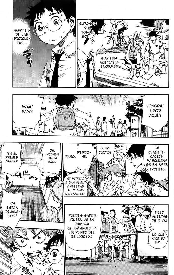 Yowamushi Pedal Capitulo 38: Clasificación para el Interescolar página 15