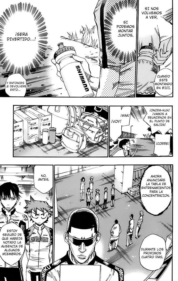 Yowamushi Pedal Capitulo 41: ¡Primer día de concentración! página 7