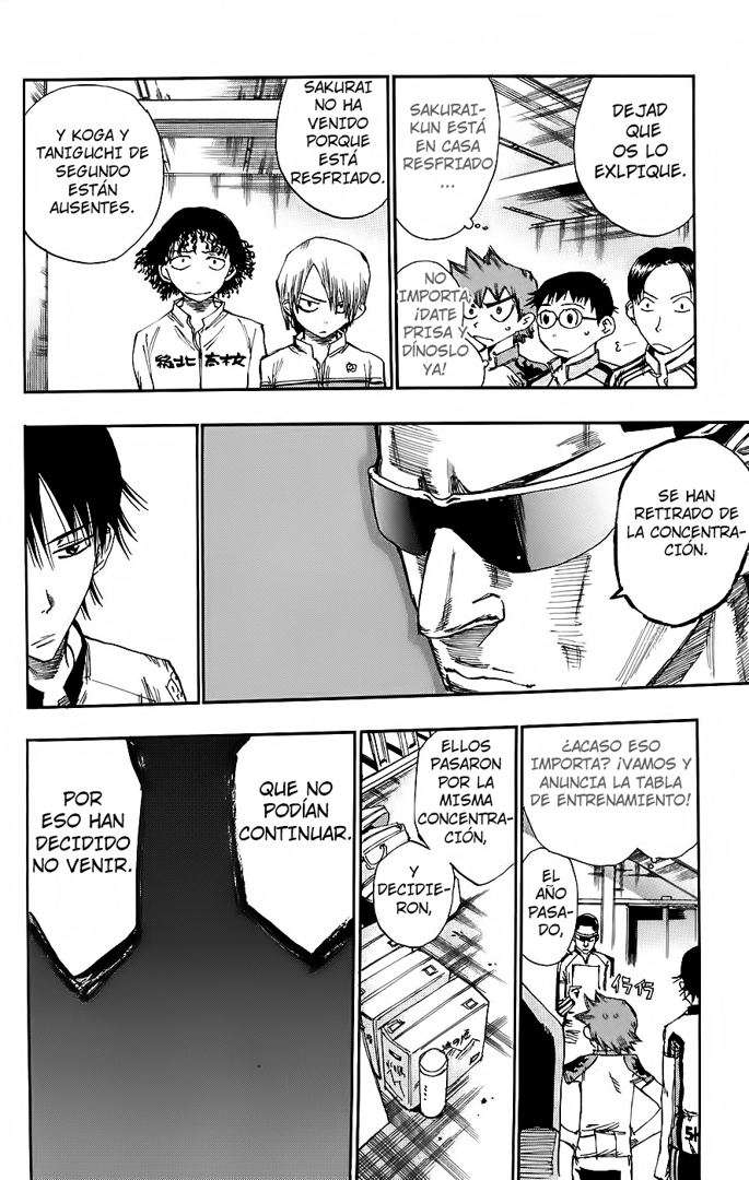 Yowamushi Pedal Capitulo 41: ¡Primer día de concentración! página 8