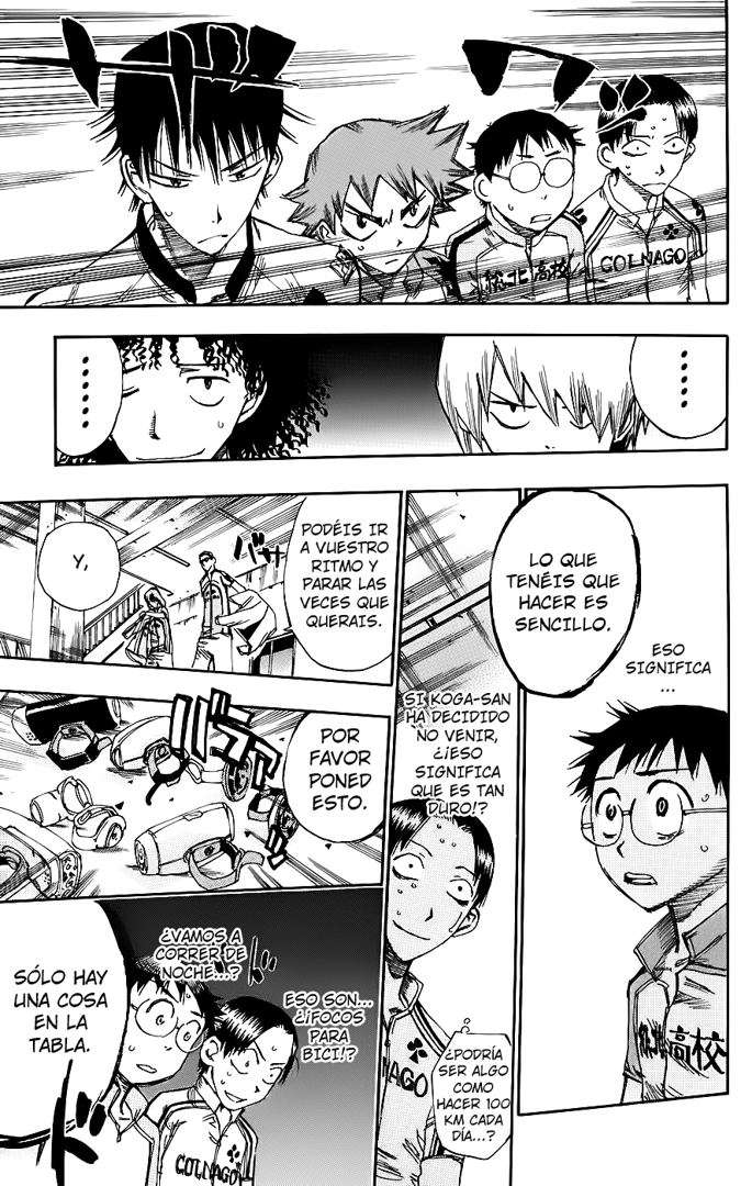 Yowamushi Pedal Capitulo 41: ¡Primer día de concentración! página 9