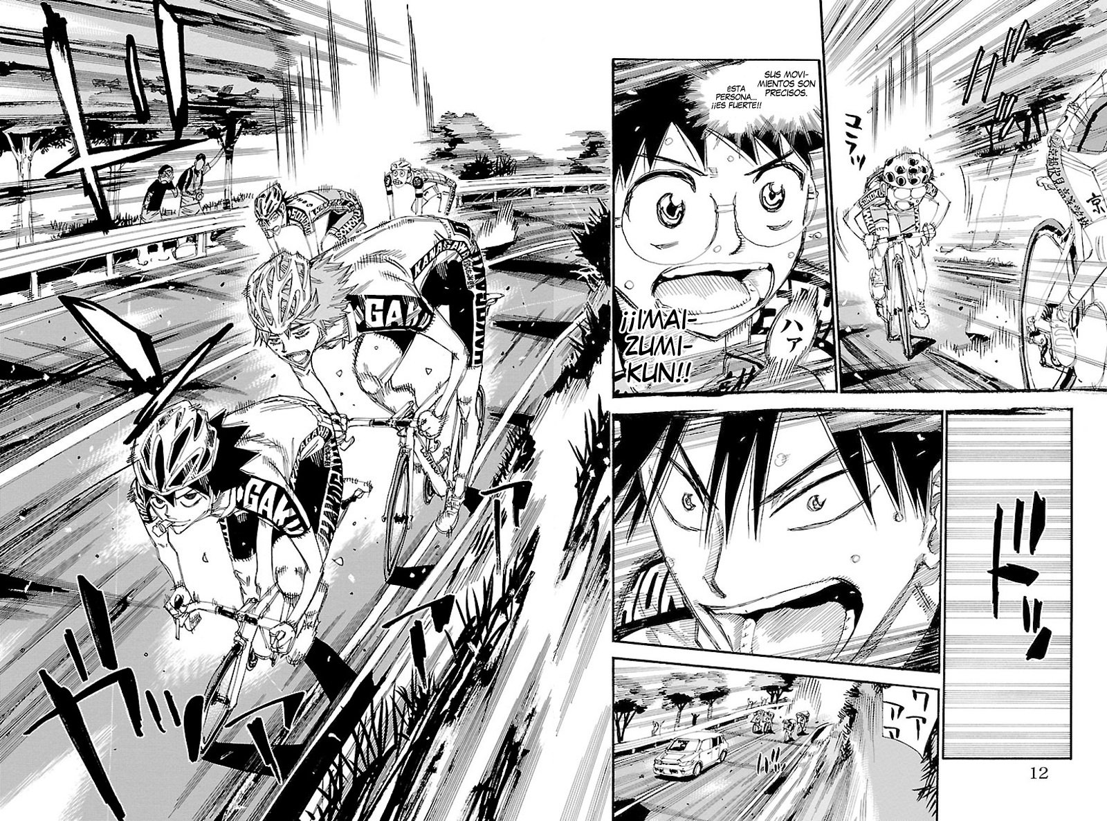 Yowamushi Pedal Capitulo 426: Cruzar la pared página 14