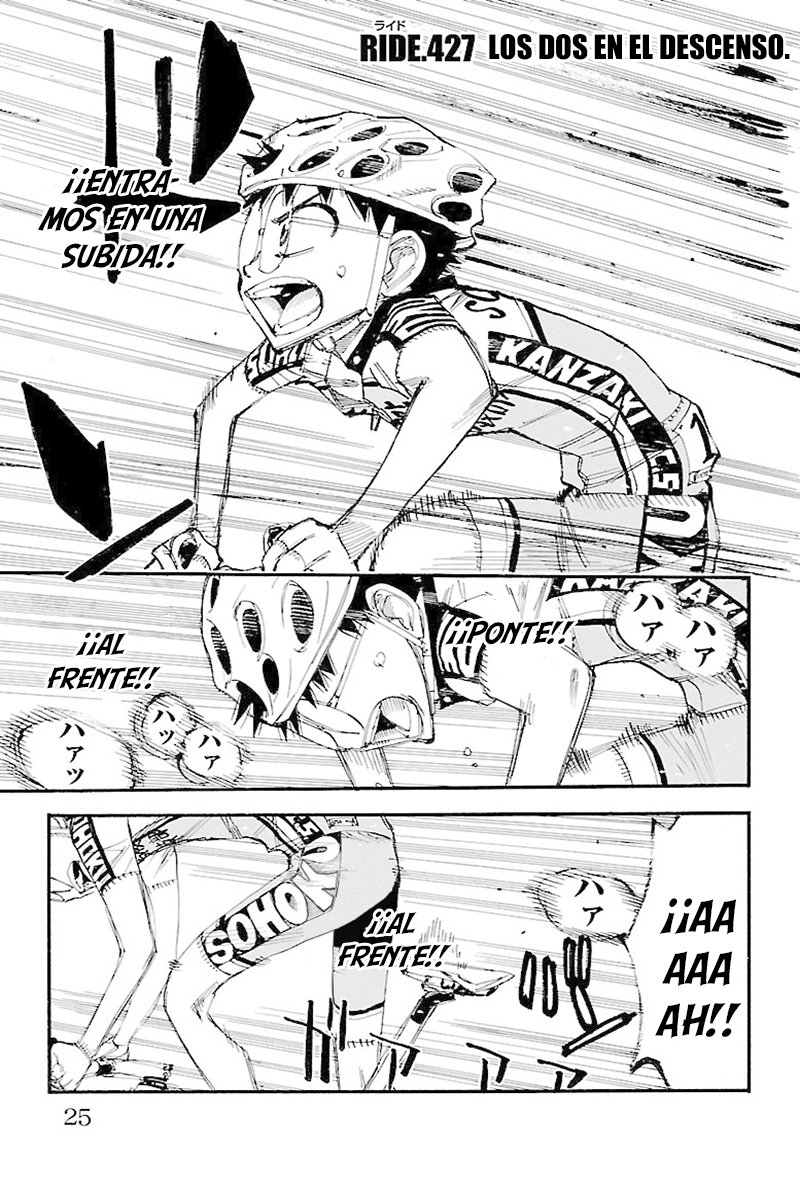 Yowamushi Pedal Capitulo 427: Los dos en el descenso página 2