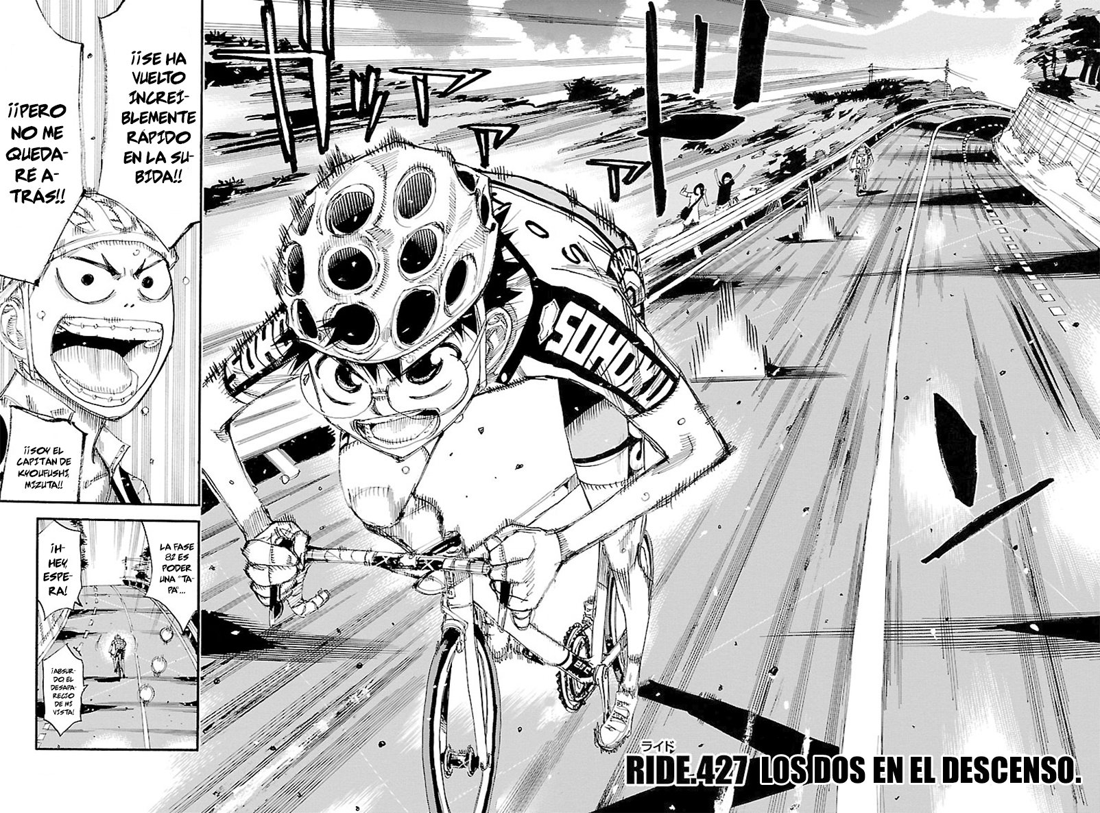 Yowamushi Pedal Capitulo 427: Los dos en el descenso página 3