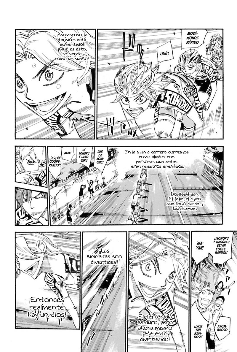 Yowamushi Pedal Capitulo 428: Cooperación página 14
