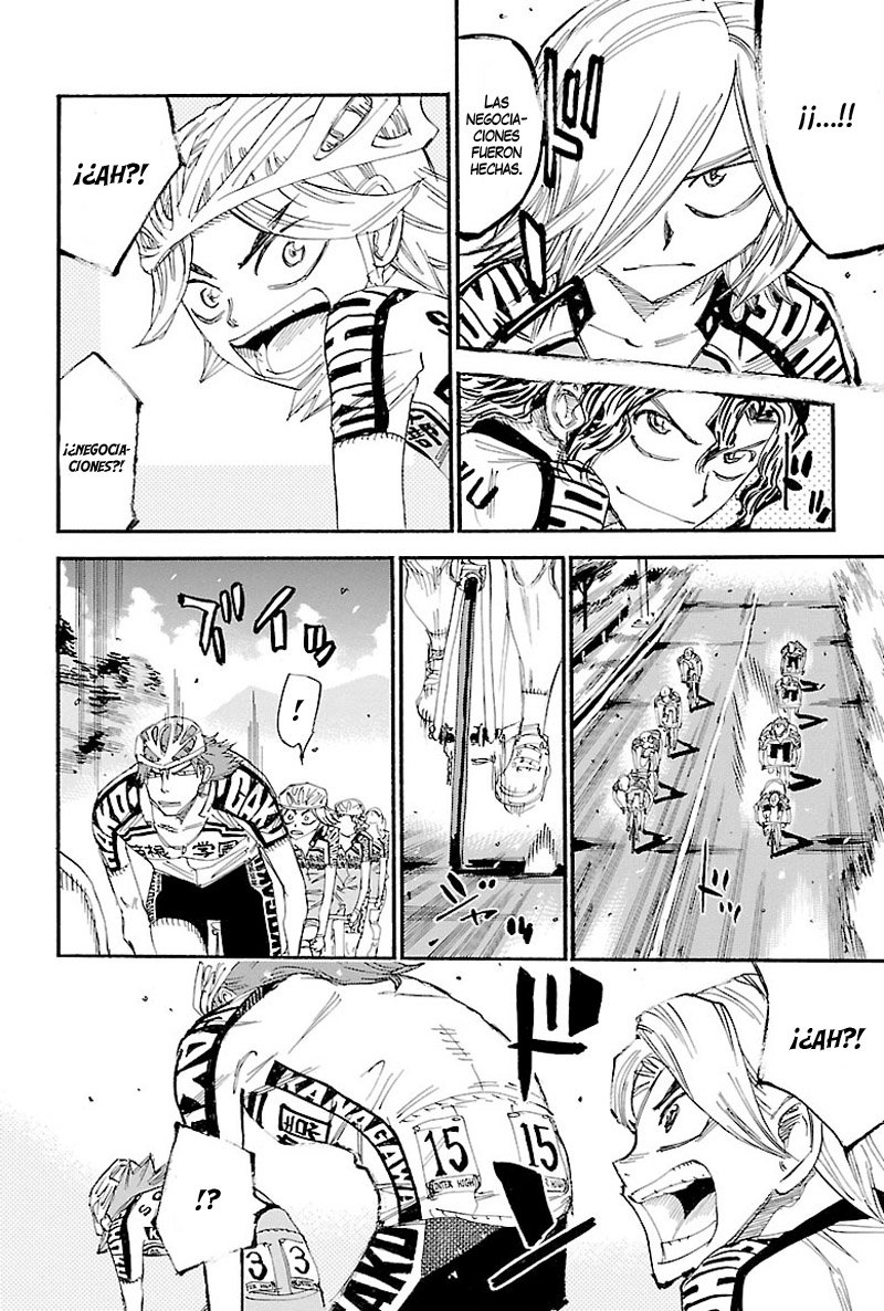 Yowamushi Pedal Capitulo 428: Cooperación página 8