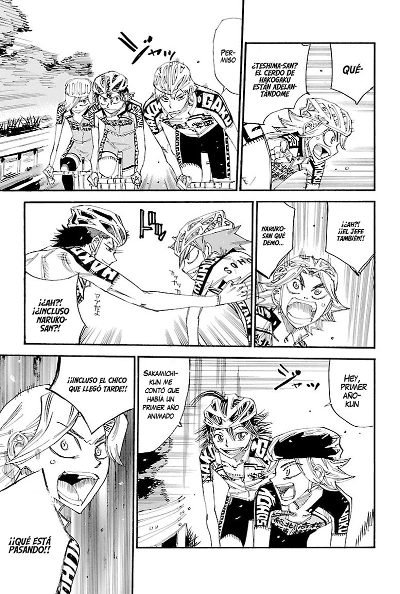 Yowamushi Pedal Capitulo 428: Cooperación página 9