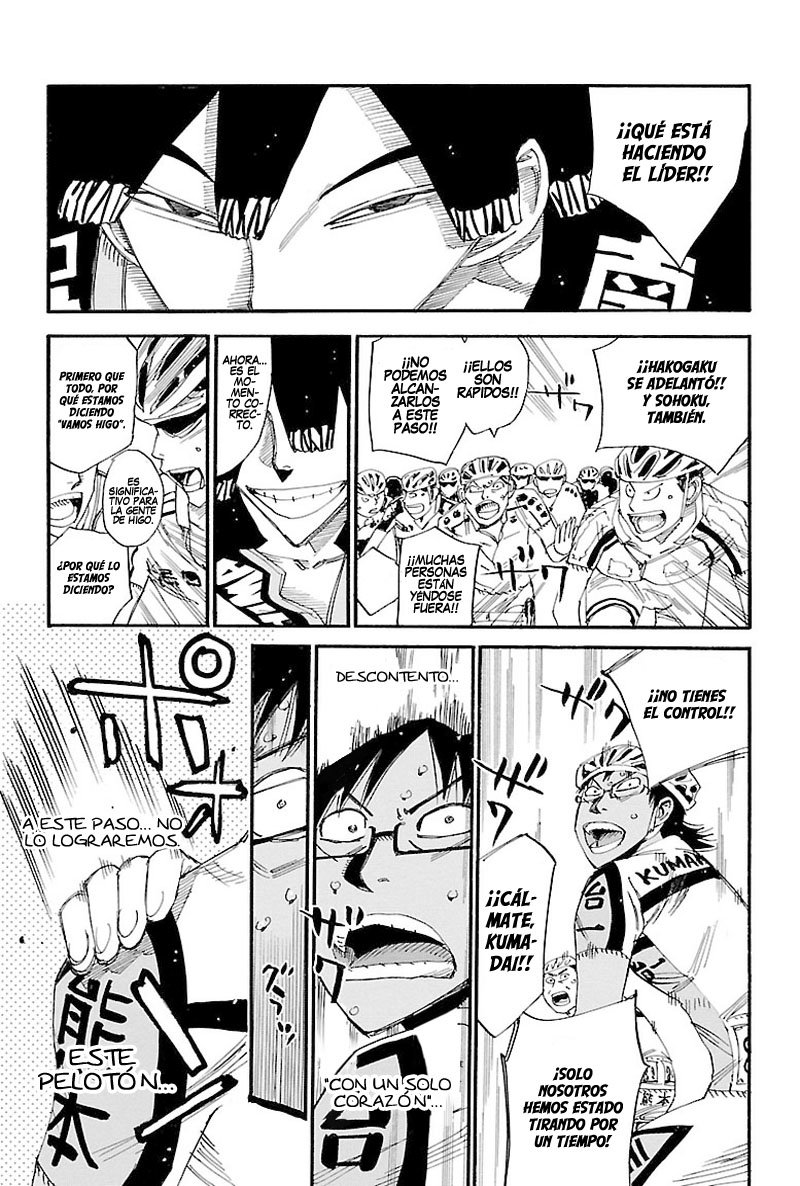 Yowamushi Pedal Capitulo 429: El lider del peloton página 11