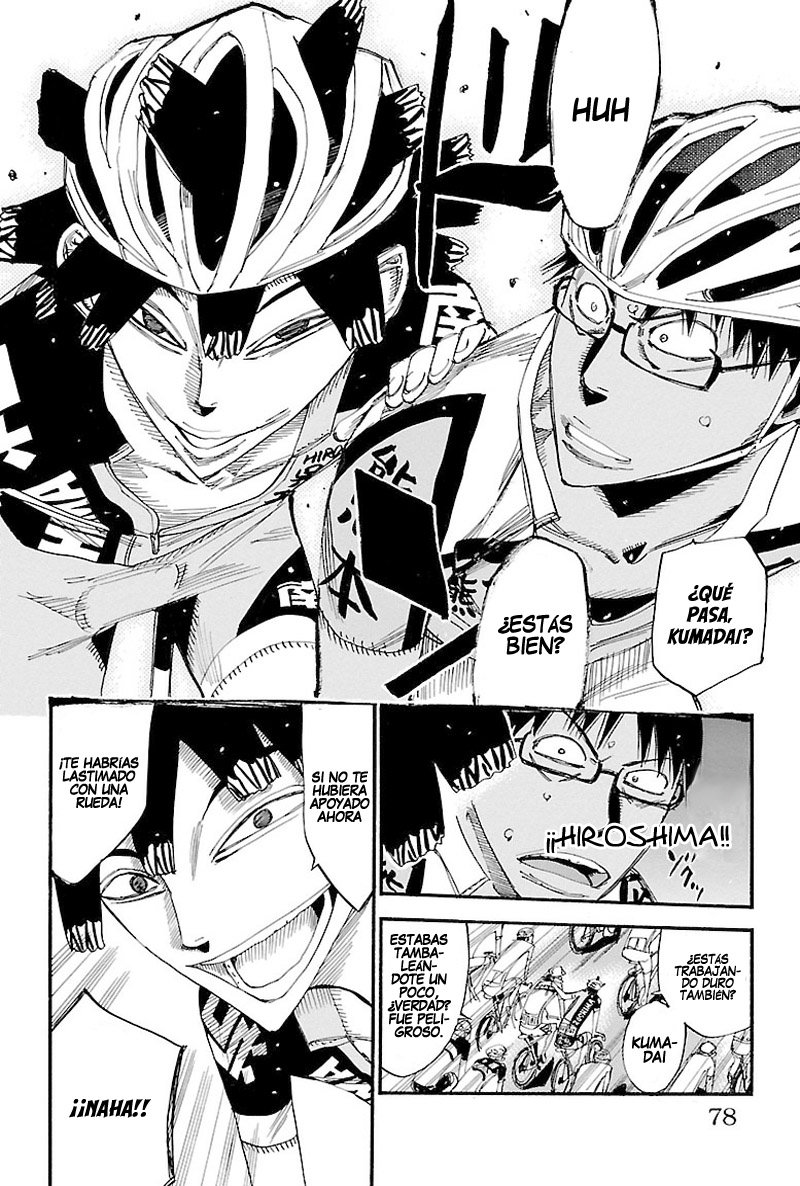Yowamushi Pedal Capitulo 429: El lider del peloton página 12