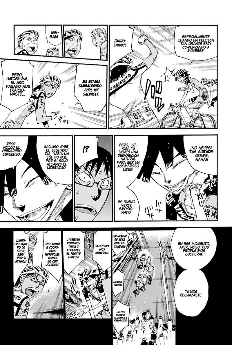 Yowamushi Pedal Capitulo 429: El lider del peloton página 13