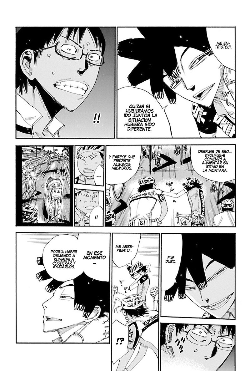 Yowamushi Pedal Capitulo 429: El lider del peloton página 14