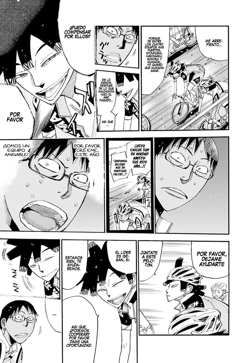 Yowamushi Pedal Capitulo 429: El lider del peloton página 15