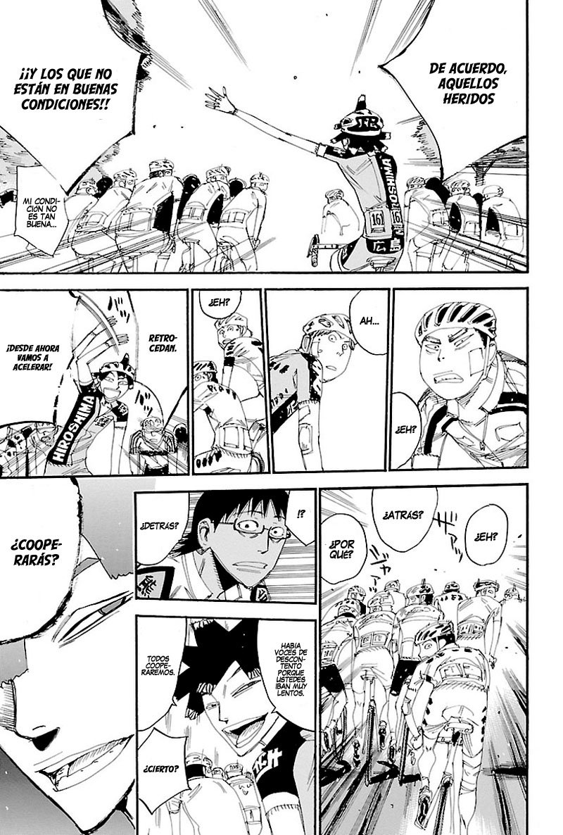 Yowamushi Pedal Capitulo 429: El lider del peloton página 17