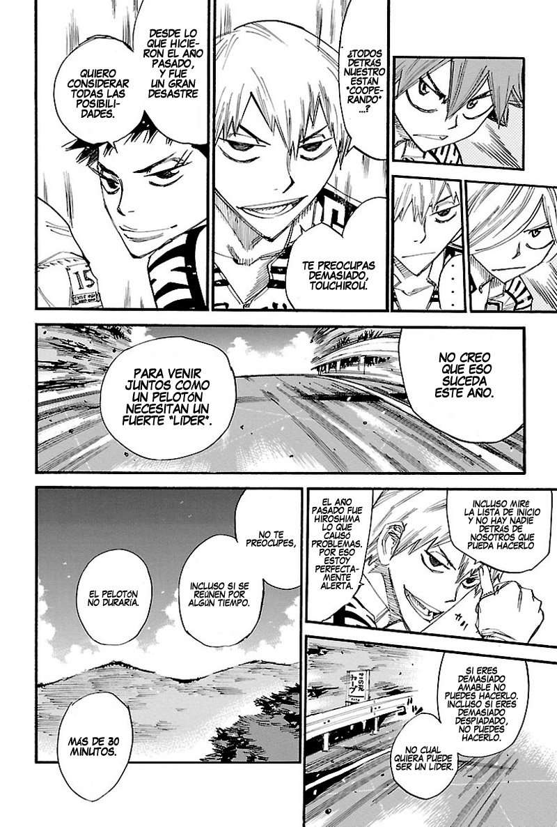 Yowamushi Pedal Capitulo 429: El lider del peloton página 6