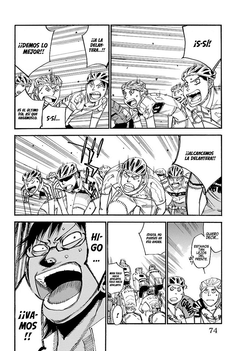 Yowamushi Pedal Capitulo 429: El lider del peloton página 8
