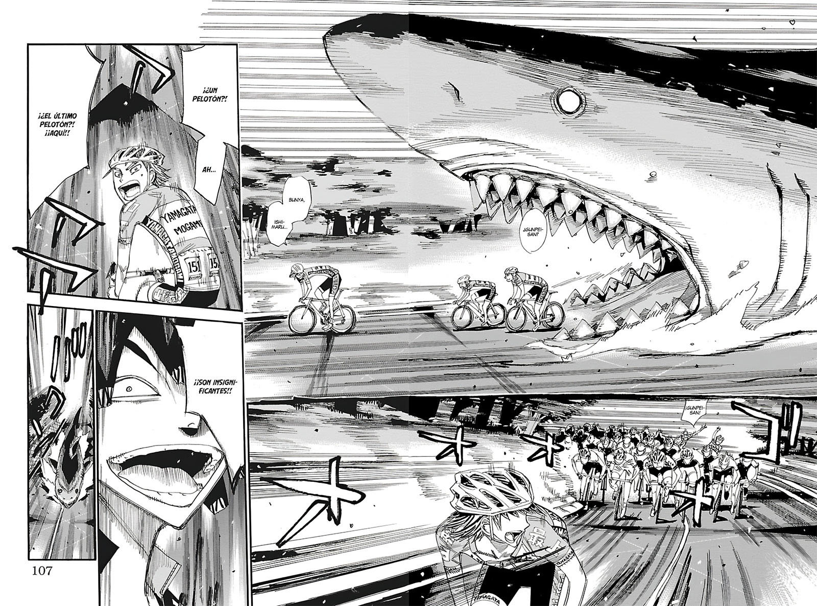 Yowamushi Pedal Capitulo 430: Tiburón de tierra página 14
