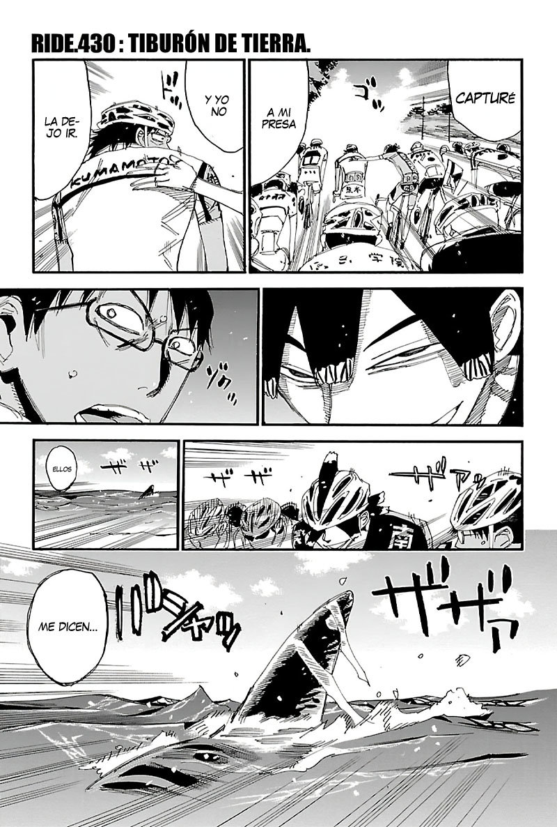 Yowamushi Pedal Capitulo 430: Tiburón de tierra página 2