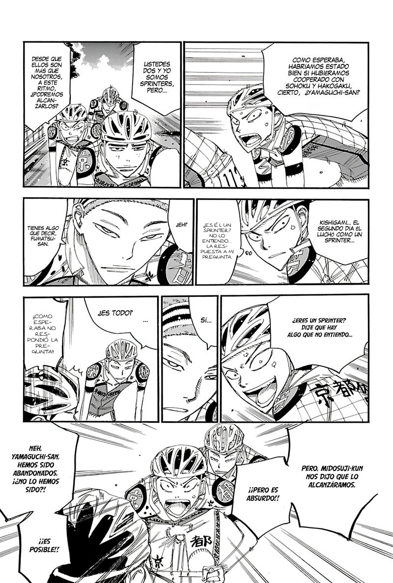 Yowamushi Pedal Capitulo 431: Dos personas caen página 17