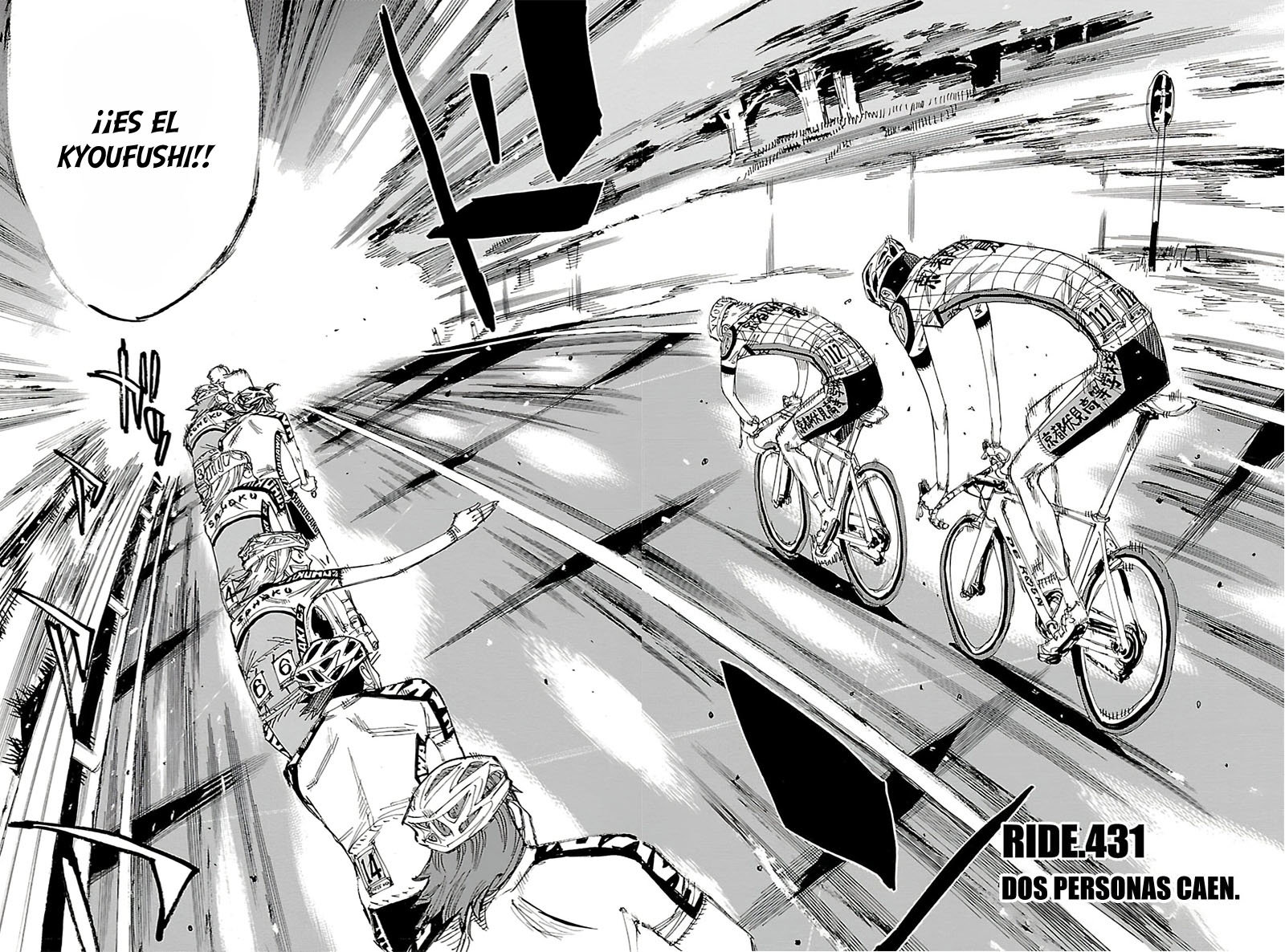 Yowamushi Pedal Capitulo 431: Dos personas caen página 5