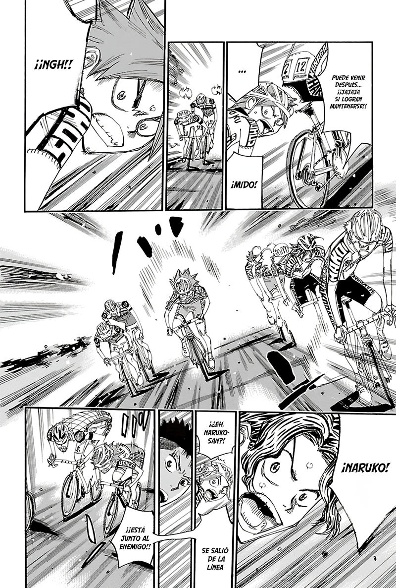 Yowamushi Pedal Capitulo 431: Dos personas caen página 8
