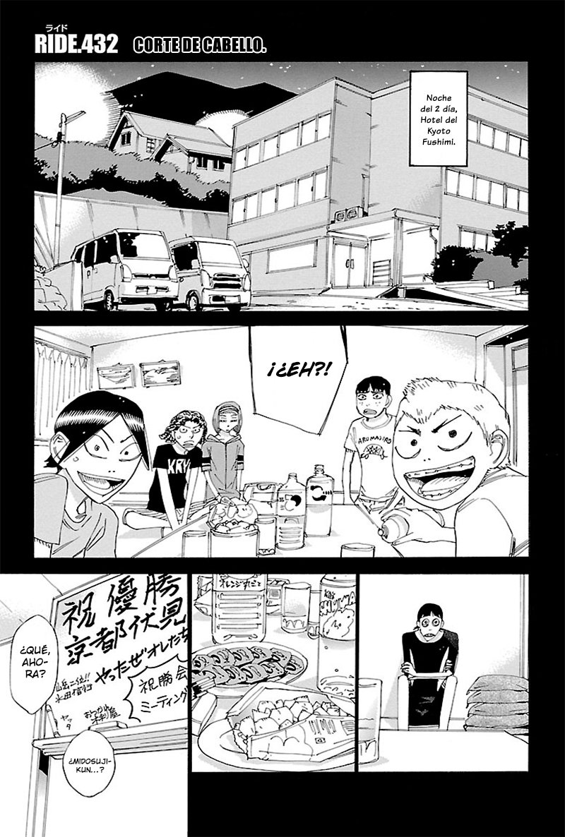 Yowamushi Pedal Capitulo 432: Corte de cabello página 2